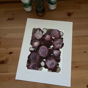 New Original Signed Artwork Alcohol Ink on Paper